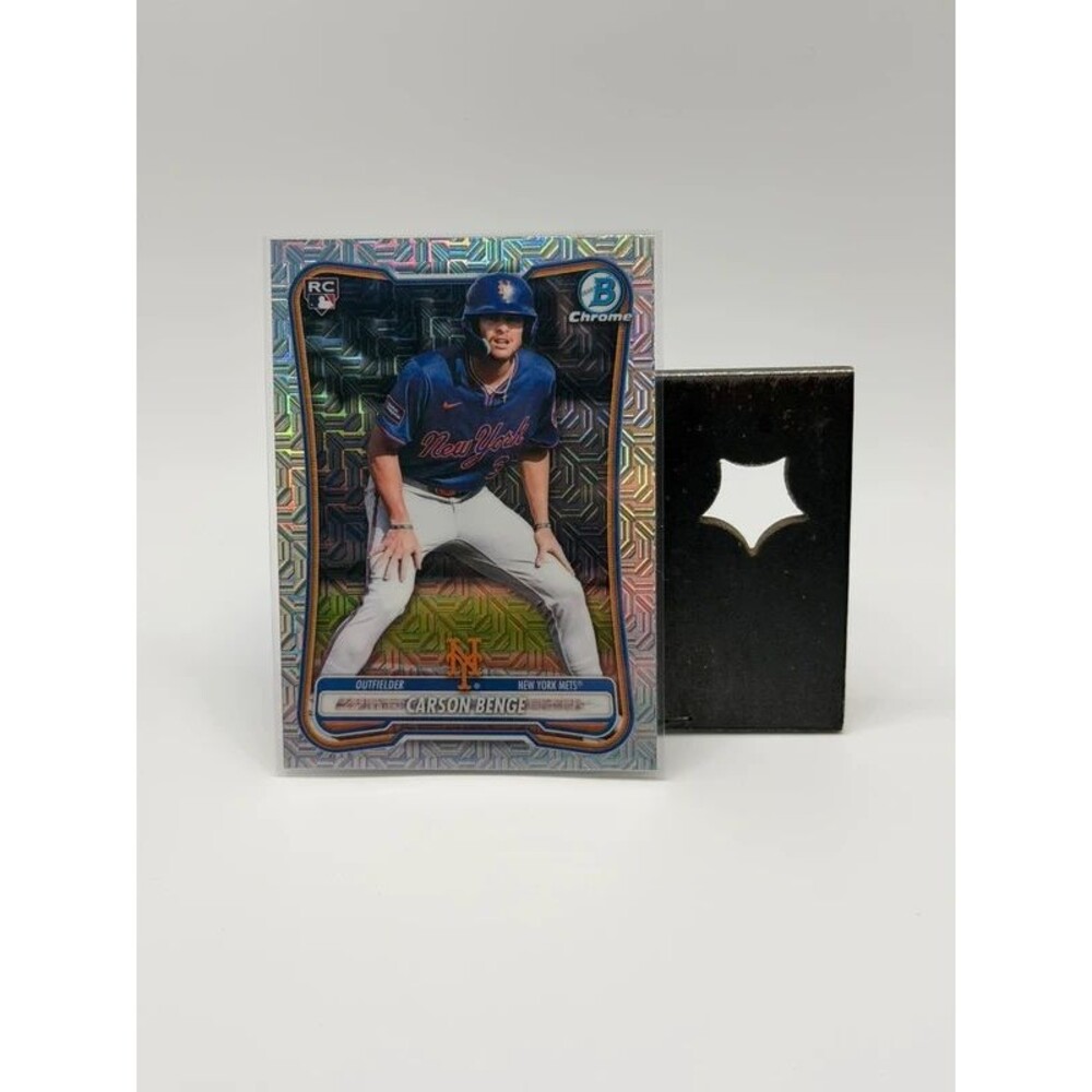 2026 Bowman Chrome Carson Benge Rookie RC #36 Mojo Refractor Met